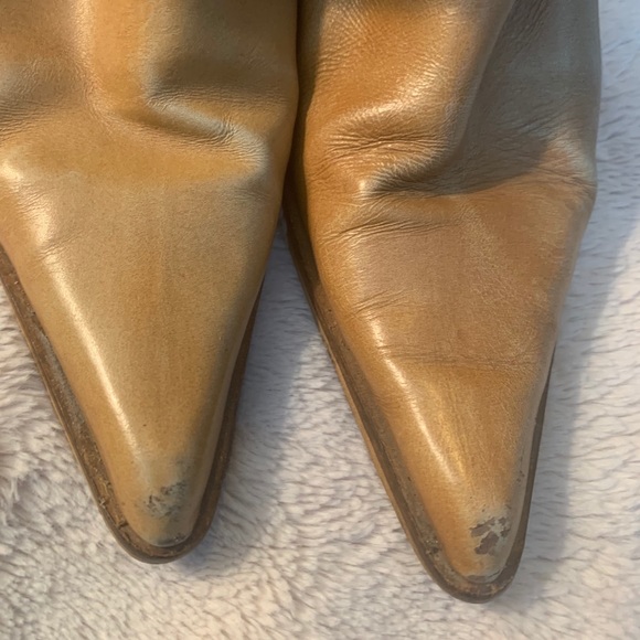 Leather Aldo Cowboy Boots - Picture 6 of 10